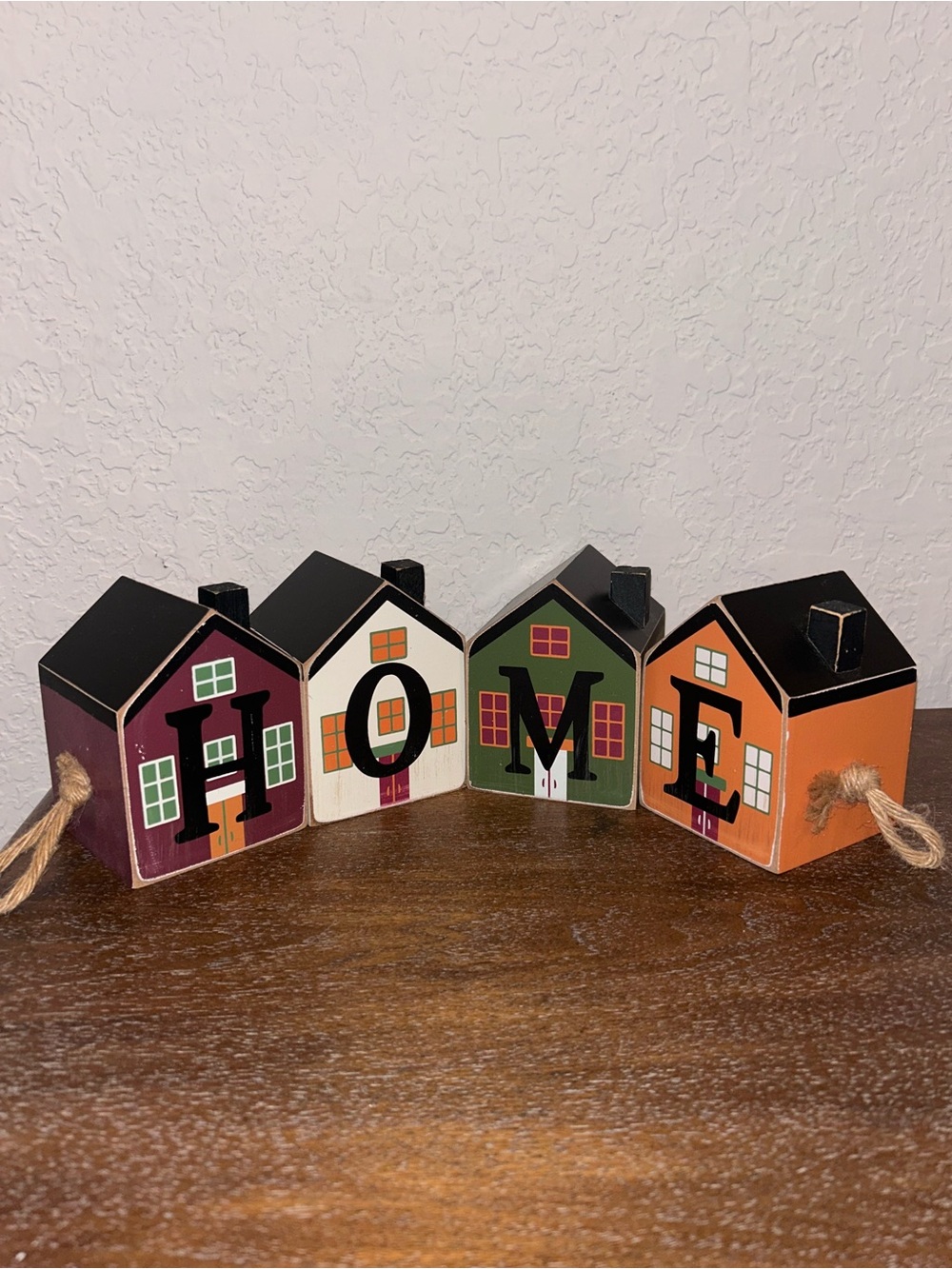 HOME Harvest Wood Decorative Blocks